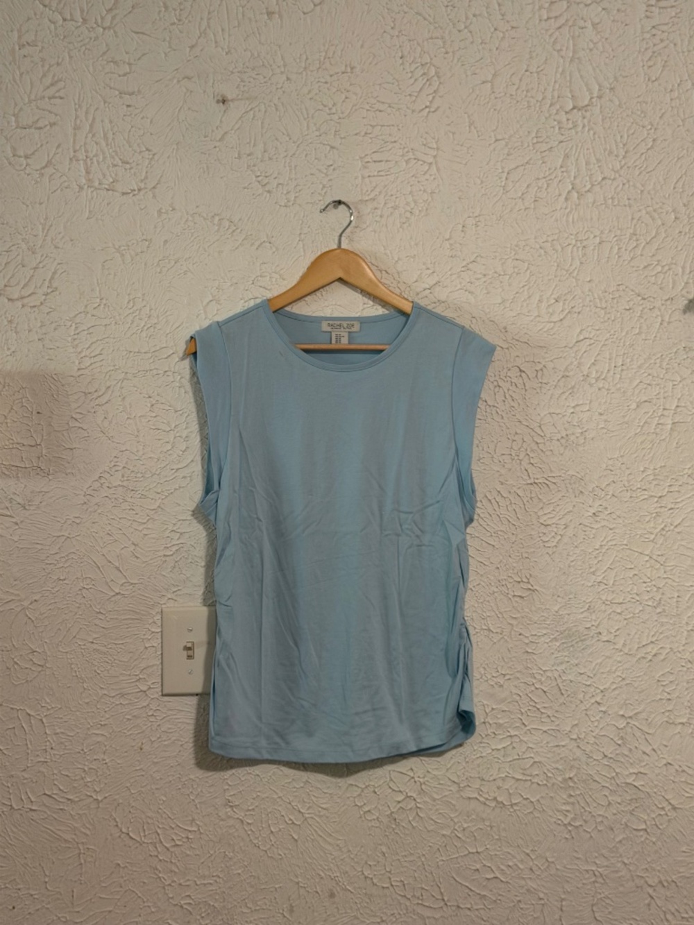 Rachel Zoe Women’s Light Blue Sleeveless Blouse Tank Top Size XL